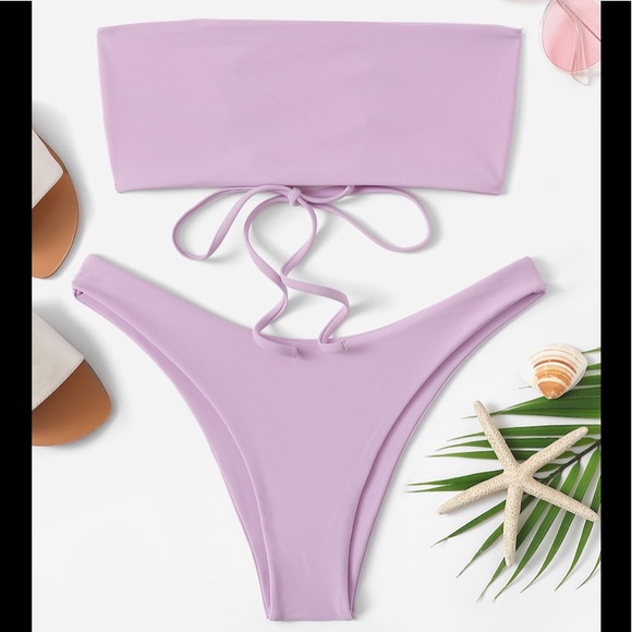 Other - Lilac bandeau bikini NWT